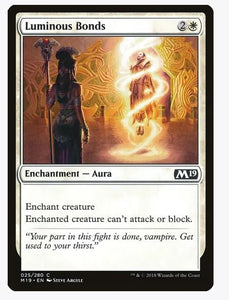 Luminous Bonds - Core Set 2019 (M19) 25 Common Unplayed