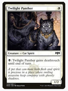 Twilight Panther - Ravnica Allegiance (RNA) 28  common unplayed