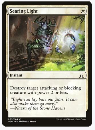 Searing Light - Oath of the Gatewatch (OGW) 33  common unplayed