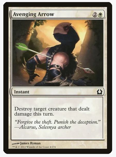 Avenging Arrow - Return to Ravnica (RTR) 4 Common Unplayed