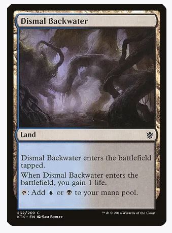 Dismal Backwater - Khans of Tarkir (KTK) 232 common unplayed