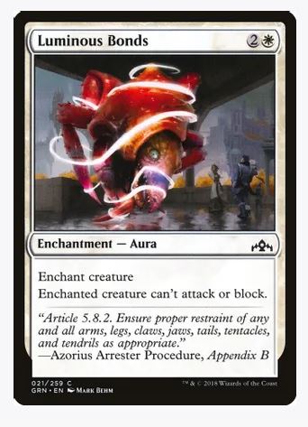 Luminous Bonds - Guilds of Ravnica (GRN) 21 common unplayed