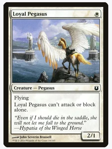 Loyal Pegasus - Born of the Gods (BNG) 19 Common Unplayed