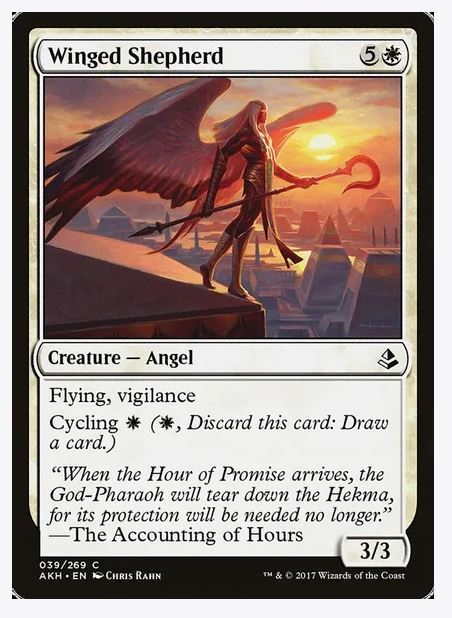 Winged Shepherd - Amonkhet (AKH) 39 Common Unplayed