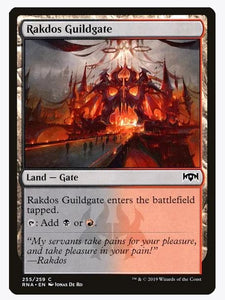 Rakdos Guildgate (255) - Ravnica Allegiance (RNA) Common Unplayed