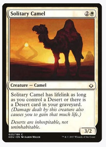 Solitary Camel - Hour of Devastation (HOU) 23 Common Unplayed