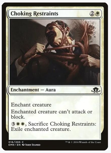 Choking Restraints - Eldritch Moon (EMN) 16 Common Unplayed