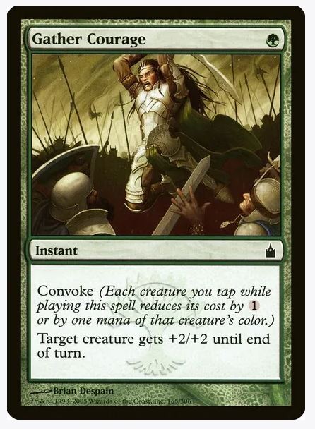 Gather Courage - Ravnica: City of Guilds (RAV) 165 Foil Common Unplayed