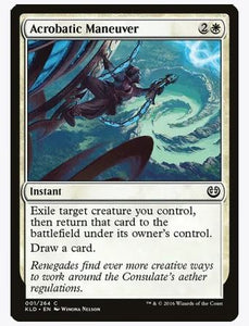 Acrobatic Maneuver - Kaladesh (KLD) 1 common unplayed