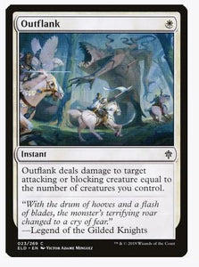 Outflank - Throne of Eldraine (ELD) 23   common unplayed