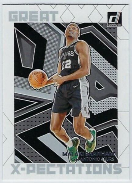 2022-23 Panini Donruss Basketball -  Great X-Pectations - 15 Malaki Branham - San Antonio Spurs