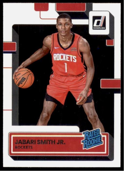 2022-23 Panini Donruss Basketball -  Rated Rookie - 203 Jabari Smith Jr. - Houston Rockets