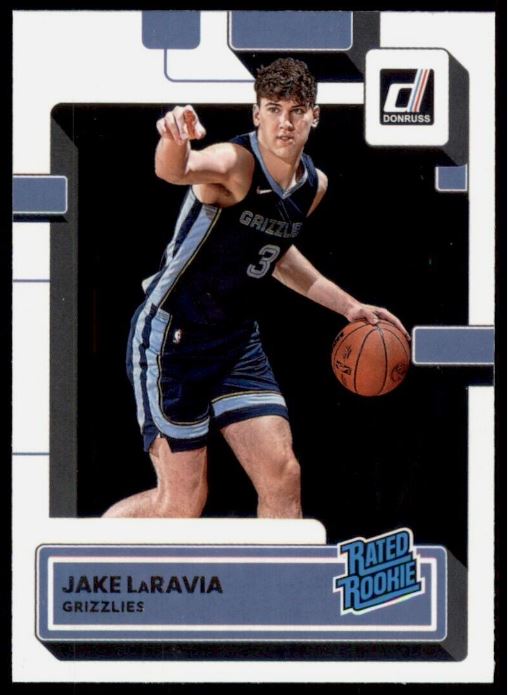 2022-23 Panini Donruss Basketball -  Rated Rookie - 219 Jake LaRavia - Memphis Grizzlies