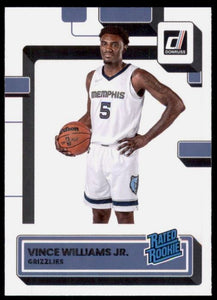 2022-23 Panini Donruss Basketball -  Rated Rookie - 246 Vince Williams Jr. - Memphis Grizzlies