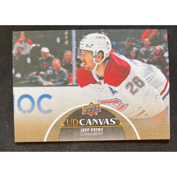 2021-22 Upper Deck Series 2 Canvas Jeff Petry C163