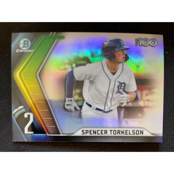 2022 Bowman Chrome - Topp 100 - Refractor - Spencer Torkelson - BTP-2