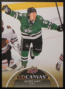 2021-22 Upper Deck Hockey Series One - Canvas - C27 Roope Hintz - Dallas Stars