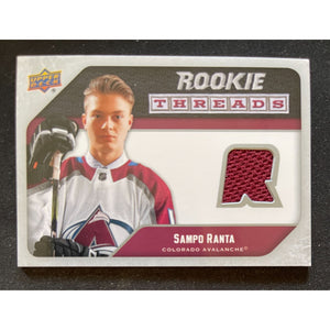 2021-22 Upper Deck Series 2 Rookie Threads Sampo Ranta RT-SR