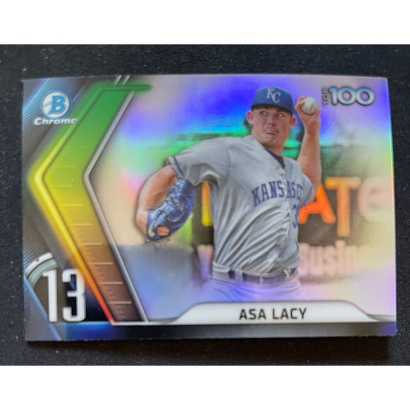 2022 Bowman Chrome - Top 100 - Refractor - Asa Lacy - BTP-13