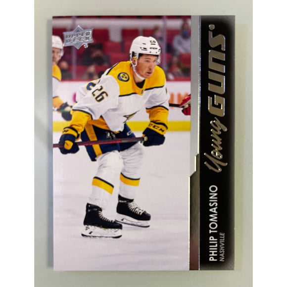 2021-22 Upper Deck Series 2 Hockey Young Guns Philip Tomasino RC Predators 154