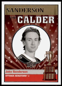 2022-23 Upper Deck Hockey Series Two - Calder Candidates - CC-12 Jake Sanderson - Ottawa Senators