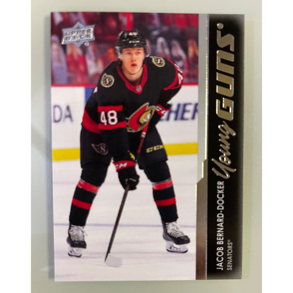 2021-22 Upper Deck Series 2 Hockey Young Guns Jacob Bernard-Docker RC Senators