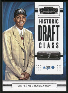 2022-23 Panini Contenders Basketball - Historic Draft Class - 5 Anfernee Hardaway - Orlando Magic