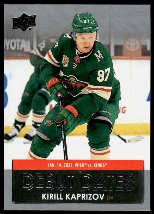 2021-22 Upper Deck Hockey Series One - Debut Dates - DD-25 Kirill Kaprizov - Minnesota Wild