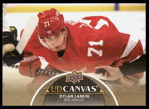 2021-22 Upper Deck Hockey Series One - Canvas - C31 Dylan Larkin - Detroit Red Wings