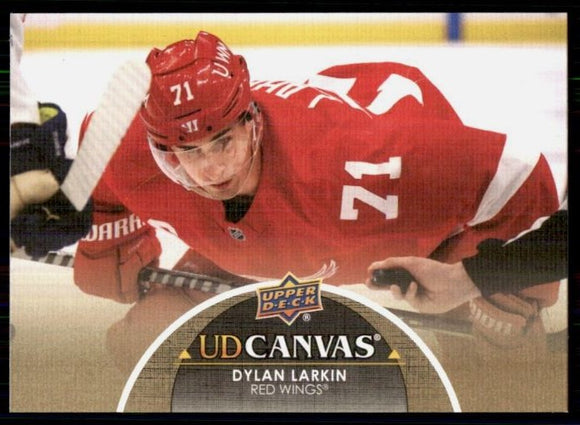 2021-22 Upper Deck Hockey Series One - Canvas - C31 Dylan Larkin - Detroit Red Wings