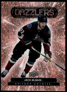 2022-23 Upper Deck Hockey Series Two - Dazzlers - DZ-68 Jack McBain - Arizona Coyotes