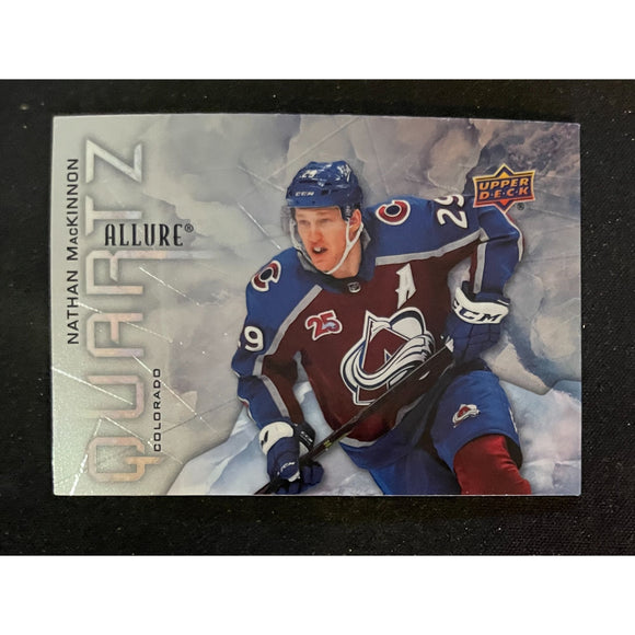 2021-22 Upper Deck Allure Quartz Nathan MacKinnon Avalanche AG-NM