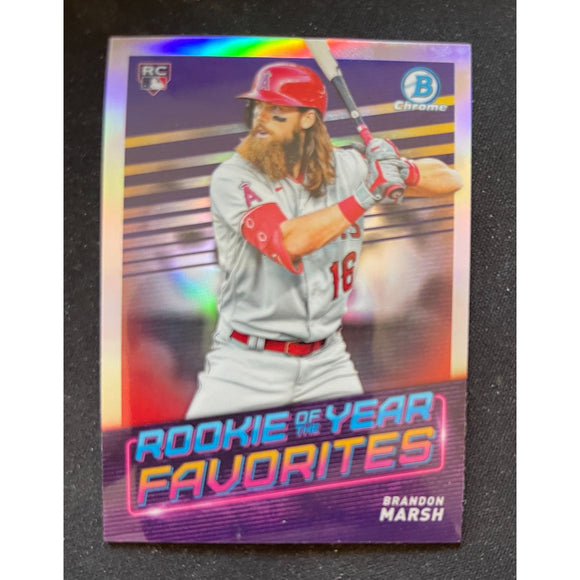 2022 Bowman Chrome - ROY Favorites Refractor  - Brandon Marsh - ROYF-3