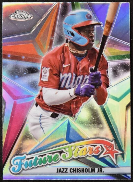 2022 Topps Chrome Baseball - Future Stars - FS-12 Jazz Chisholm Jr. - Miami Marlins