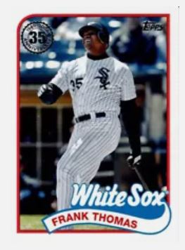 2024 Topps Series 1 Baseball - 1989 Topps Baseball - 89B-89	Frank Thomas	Chicago White Sox