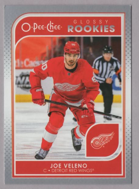 2021-22 Upper Deck Hockey - Series 1 - O-Pee-Chee Glossy Rookies - Silver - Joe Veleno RC - Red Wings - R-2