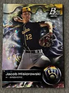 2023 Bowman Platinum Baseball - Ice Pattern Foil - TOP-69 Jacob Misiorowski - Milwaukee Brewers