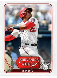 2021 Topps Big League - Souvenirs - Juan Soto - Nationals - SO-28