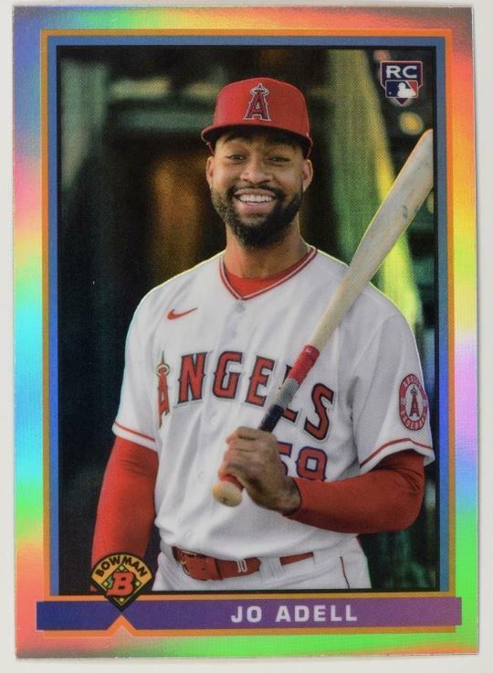 2021 Bowman Baseball - 1991 Retro Refractor - 91B-JA Jo Adell - Los Angeles Angels