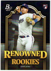 2023 Bowman Platinum Baseball - Renowned Rookies - RR-15 Josh Jung - Texas Rangers