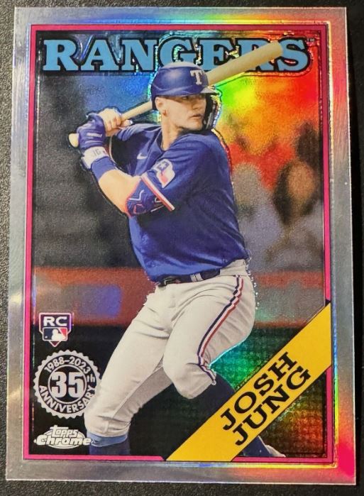 2023 Topps Chrome - 1988 Refractor - 88BC-15 Josh Jung - Texas Rangers