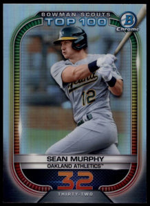 2021 Bowman Baseball - Bowman Scout’s Top 100 - BTP-32 Sean Murphy - Oakland Athletics