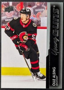 2021-22 Upper Deck Hockey Series One - Young Guns - 203 Olle Alsing - Ottawa Senators