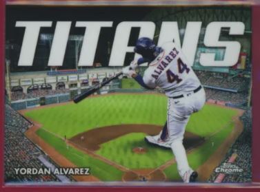 2023 Topps Chrome - Titans - CT-9 Yordan Alvarez - Houston Astros