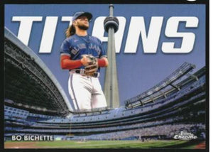 2023 Topps Chrome - Titans - CT-7 Bo Bichette - Toronto Blue Jays