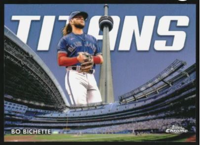 2023 Topps Chrome - Titans - CT-7 Bo Bichette - Toronto Blue Jays