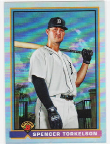 2021 Bowman Baseball - 1991 Retro Refractor - 91B-ST Spencer Torkelson - Detroit Tigers