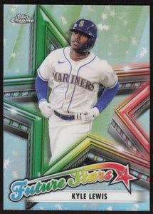 2021 Topps Chrome Baseball - Future Stars - Refractor - Kyle Lewis - Mariners - FS-3