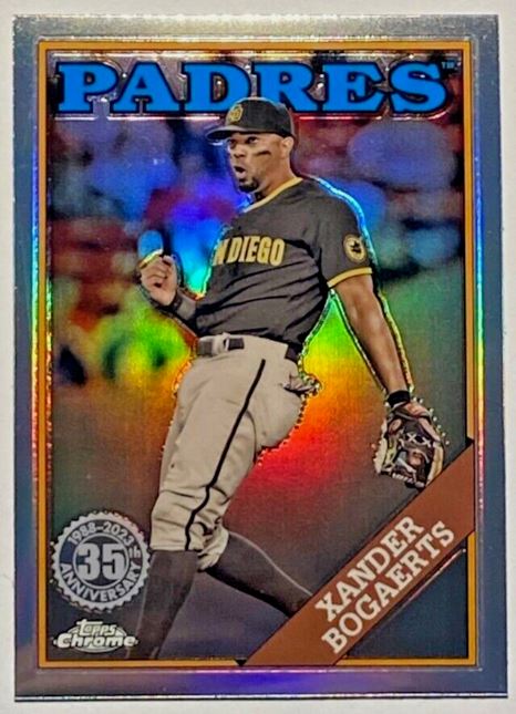 2023 Topps Chrome - 1988 Refractor - 88BC-8 Xander Bogaerts - San Diego Padres