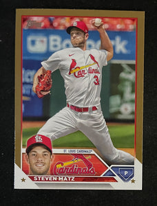 2023 Topps Series 1 Gold #/2023 Steven Matz Cardinals 269